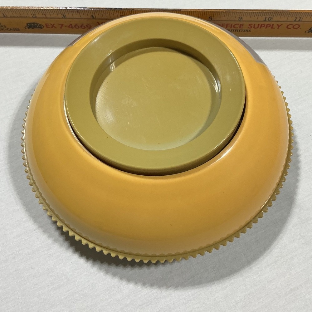 Vintage Retro Kitchen Food Scale 5 lb 2 kg Analog Countertop Harvest Gold - Picture 7 of 8